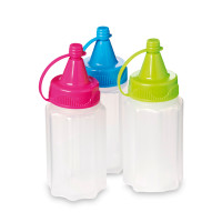 Набор из 3-х контейнеров для соуса, 35 мл, пластик, серия To Go, SISTEMA, Новая Зеландия