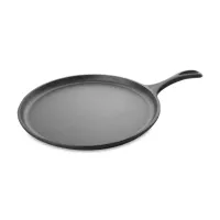 Чугунная сковорода для блинов с толстым дном, 26 см, LODGE, США, 