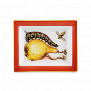 Блюдо декоративное «Pear», 20 х 15 см, фарфор, белый, декор, серия Natura, VISTA ALEGRE, Португалия, VISTA ALEGRE (Португалия)