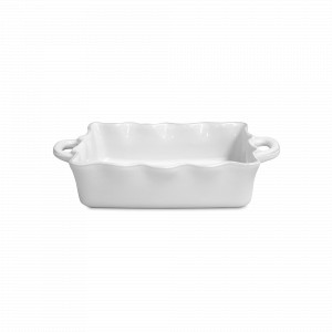 Блюдо для запекания White, 34 х 21 см, керамика, белый, бежевый, серия Cook&amp;Host, COSTA NOVA, Португалия, Керамическая посуда для запекания в духовке