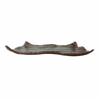 Блюдо квадратное Dark Green, 26.5 см, каменная керамика, зеленый, коричневый, ROOMERS TABLEWARE, Нидерланды_00816740062962597646.jpg