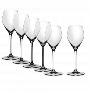Набор из 6-ти бокалов для игристых вин Prosecco, 305 мл, 22.2 см, хрустальное стекло, серия Extreme, RIEDEL, Австрия, Хрустальные бокалы для шампанского