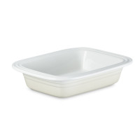 Блюдо для запекания, керамика, 31 х 23 см, бежевый, серия Meringue, LE CREUSET, Франция