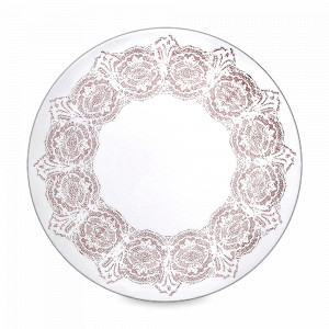 Блюдо круглое, 31 см, фарфор, белый, декор, серия Esprit Boudoir, MIKASA, США, Блюда сервировочные, менажницы