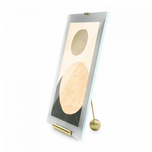 Рамка для фото, 26 х 30 см, цинк, стекло, латунь, серия Flute, UMBRA, Канада, UMBRA (Канада)