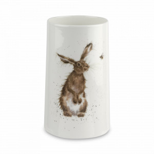 Ваза «Забавная фауна. Заяц и пчела», 17 см, костяной фарфор, декор, серия Wrendale Designs, ROYAL WORCESTER, Великобритания, ROYAL WORCESTER (Великобритания)