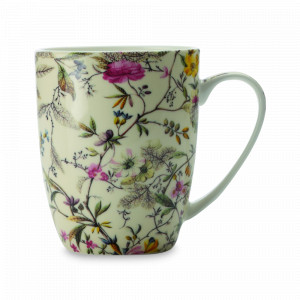 Кружка «Летние цветы», 400 мл, фарфор, белый, декор, серия Уильям Килбурн, MAXWELL WILLIAMS, Австралия, Кружки MAXWELL & WILLIAMS