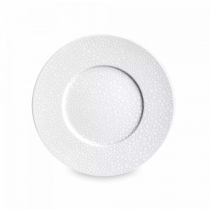 Тарелка десертная, 23 см, костяной фарфор, белый, серия White fantasy, TAITU, Италия, Плоские тарелки белые