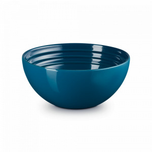 Миска , 330 мл, 12 см, керамика, бирюзовый, серия Deep Teal, LE CREUSET, Франция, Скидка -15% на Le Creuset