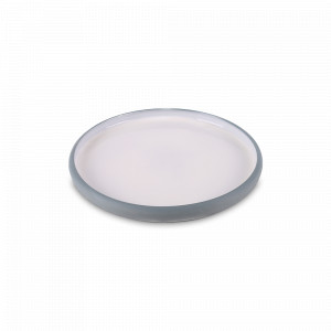 Тарелка закусочная Gray, 21 см, керамика, голубой, серый, ROOMERS TABLEWARE, Нидерланды, Тарелки обеденные