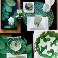 Пара кофейная, 100 мл, костяной фарфор, зеленый, серия Cactus, TAITU, Италия_00809460057796518107.jpg