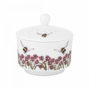 Сахарница «Шмель», 300 мл, костяной фарфор, белый, декор, серия Wrendale Designs, ROYAL WORCESTER, Великобритания, ROYAL WORCESTER (Великобритания)