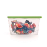 Пакет для хранения продуктов, 0.5 л, силикон, зеленый, серия Reuse & Reduce, LEKUE, Испания_00817020061968756465.jpg