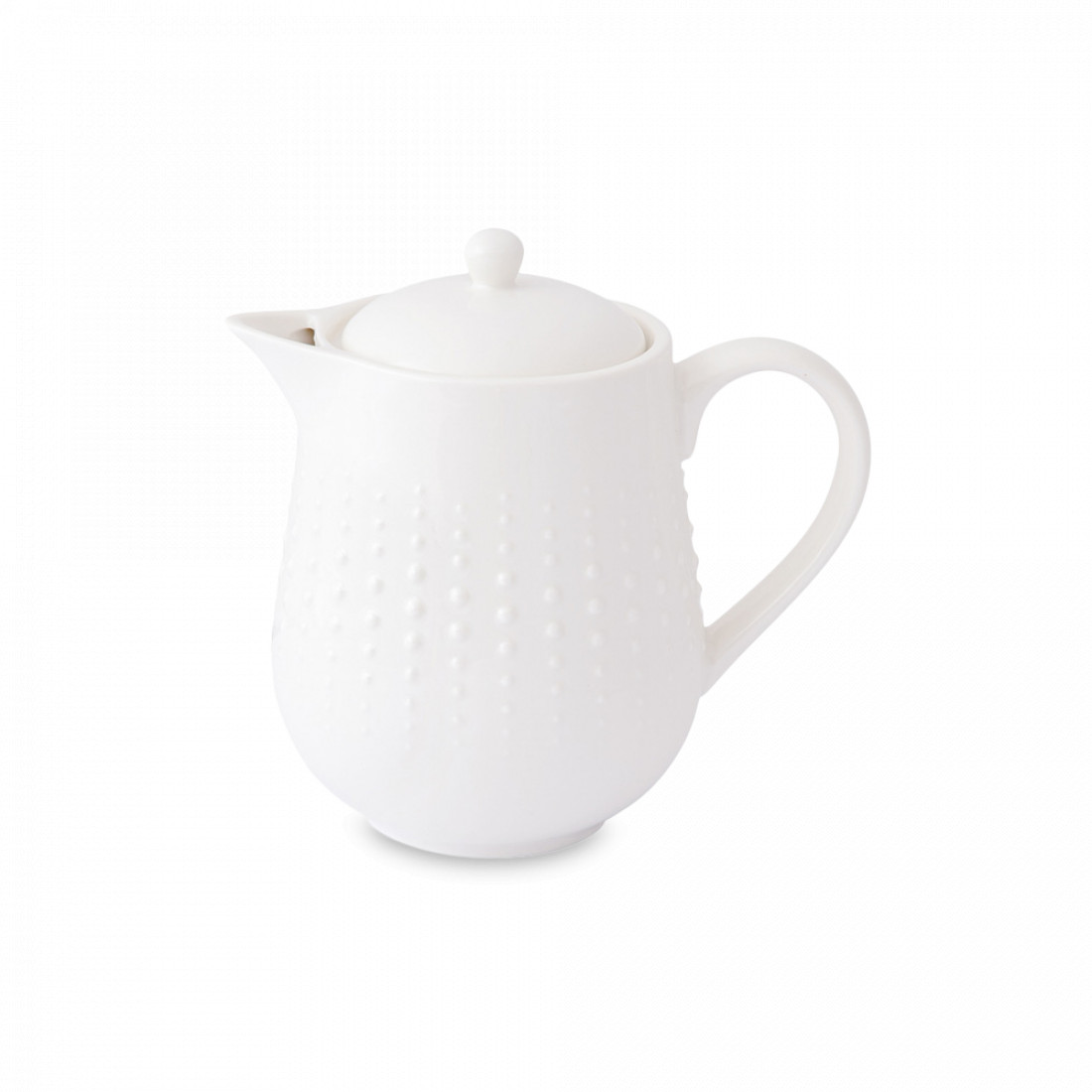 Чайник заварочный, 800 мл, фарфор, белый, серия Drops, EASY LIFE (R2S), Италия