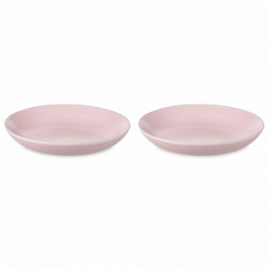 Набор тарелок для пасты, 2 предмета, 20 см, керамика, розовый, серия Simplicity, LIBERTY JONES, Россия, Наборы тарелок для кухни