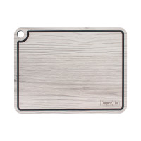 Доска композитная разделочная с желобом, 33x25 см, белое дерево, серия Elegance, ComposeEat, Россия