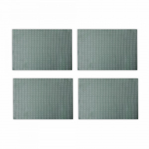 Набор из 4-х подстановочных прямоугольных салфеток, 33 х 48 см, пвх, зеленый, серия Ombre, WO HOME, Германия, Салфетки подстановочные