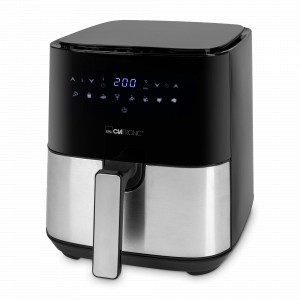 Аэрофритюрница , 5 л, пластик, нержавеющая сталь, пластик, черный, CLATRONIC, Германия, CLATRONIC (Германия)