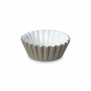 Форма для выпечки White, 13 см, 240 мл, керамика, белый, серый, серия Festa, COSTA NOVA, Португалия, Формы для выпечки тортов