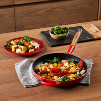 Сковорода , 26 см, чугун, красный, серия Cerise, LE CREUSET, Франция_00807420050450429004.jpg