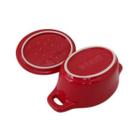 Кокот овальный, 15 х 11 см, керамика, красный, серия La Cocotte, STAUB, Франция_00802170039853163158.jpg
