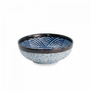 Салатник порционный, 15.3 см, керамика, синий, белый, серия Aisai Seigaiha, TOKYO DESIGN, Нидерланды, Салатники из керамики