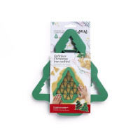 Форма  для печенья «Елочки», 27 х 23. 5 см, ABS пластик, зеленый, LEKUE, Испания_00819240053070204408.jpg