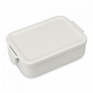 Ланч-бокс средний, 20 х 13.5 см, пластик, светло-серый, серия Make &amp; Take, BRABANTIA, Бельгия, Ланч-боксы