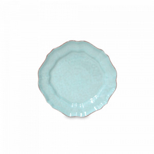 Тарелка закусочная Turquoise, 23 см, керамика, голубой, серия Impressions, COSTA NOVA, Португалия, Тарелки цветные