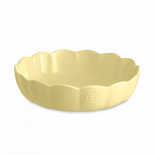 Форма для выпечки круглая с волнистыми бортами, 27 см, керамика, ваниль, серия Madlen, EMILE HENRY, Франция, EMILE HENRY (Франция)