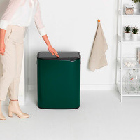 Контейнер для мусора, 60 л, нержавеющая сталь, зеленый, серия BO TOUCH BIN, BRABANTIA, Бельгия_00802910046560443637.jpg