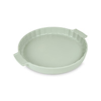 Форма для пирога Тарт, 35 см, 2.1 л, керамика, светло-зеленый, серия Sage Green, PEUGEOT CERAMIC, Франция