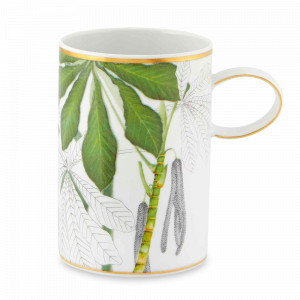 Кружка , 400 мл, фарфор, декор, серия Amazonia, VISTA ALEGRE, Португалия, Большие кружки