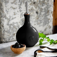Бутылка для уксуса, 450 мл, керамика, черный трюфель, серия Natural Chic, EMILE HENRY, Франция_00820220043265588306.jpg