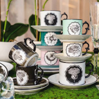 Набор из 2-х чайных пар, 220 мл, фарфор, черный, серия Herbariae, VISTA ALEGRE, Португалия_00806550061673862204.jpg