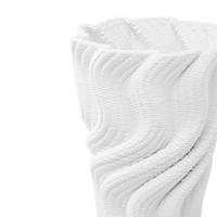 Ваза настольная Движение, 26 см, керамика, белый, серия Vases, DECOR DE TABLE, Россия_00816940061654682813.jpg