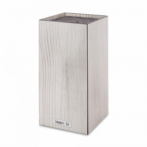 Подставка универсальная для кухонных ножей, 11х11х24 см, белое дерево, композитный материал, серия Elegance, ComposeEat, Россия, Подставки под ножи