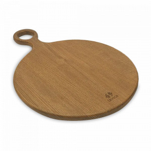 Доска разделочная с ручкой, 45 х 33 см, дуб, светло-коричневый, UNECA, Россия, UNECA (Россия)