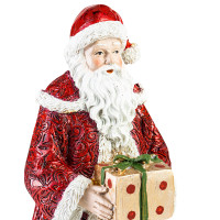 Фигурка новогодняя Noel «Санта с подарками», 26.5 см, полирезин, ручная роспись, LAMART, Италия_00820160059400039788.jpg