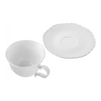 Пара чайная Vivien, 250 мл, фарфор, белый, WALMER, Великобритания_00812230042822523198.jpg