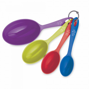 Набор из 4-х мерных ложек, пластик, мультиколор, серия Colourworks, KITCHEN CRAFT, Великобритания, Кухонные принадлежности Kitchen Craft