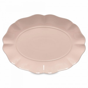 Блюдо овальное Rose pink, 40 х 28.8 см, керамика, розовый, серия Rosa, COSTA NOVA, Португалия, Блюда сервировочные, менажницы