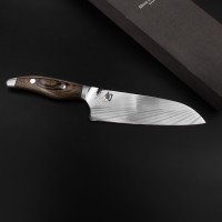 Нож кухонный, Сантоку, 18.0 см, 72 слоя, серия Shun Nagare, KAI, Япония_00811190058322439331.jpg