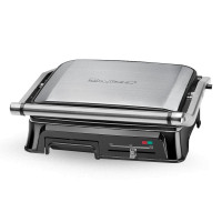 Гриль, пластик, нержавеющая сталь, черный, серебристый, CLATRONIC, Германия
