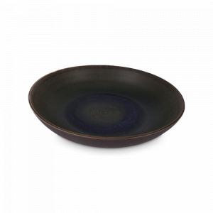 Салатник Blue/Grey, 26 см, керамика, коричневый, синий, ROOMERS TABLEWARE, Нидерланды, Салатники, чаши сервировочные