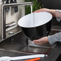Миска, объем 5 л, диаметр 28 см, черная, серия Bowls&Colanders, TREBONN, Италия_00816280047600772590.jpg