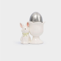 Подставка для яйца, 7 см, керамика, белый, серия Bunny, ANNA LAFARG, Китай_00822230086092172436.jpg