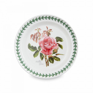 Тарелка пирожковая «Ботанический сад .Розы Грация», 15 см, фаянс, белый, декор, серия Botanic Garden, PORTMEIRION, Великобритания, PORTMEIRION (Великобритания)