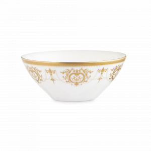Салатник порционный, 13 см, костяной фарфор, белый, золотой, серия Золотая тиара, NARUMI, Япония, NARUMI (Япония)