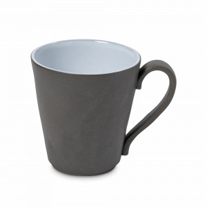 Кружка Grey/white, 310 мл, керамика, белый, серый, серия Lagoa Eco Gres, COSTA NOVA, Португалия, Кружки керамические